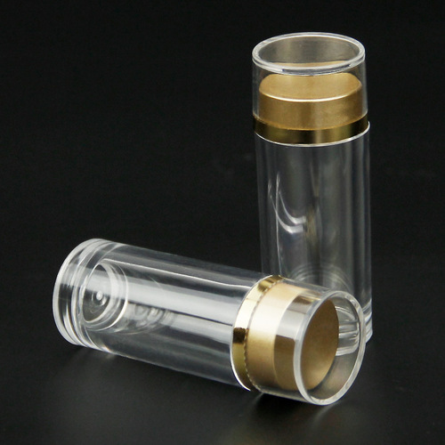 Luxury health product bottle Panax notoginseng powder capsule packaging small bottle saffron orchid plastic transparent acrylic box