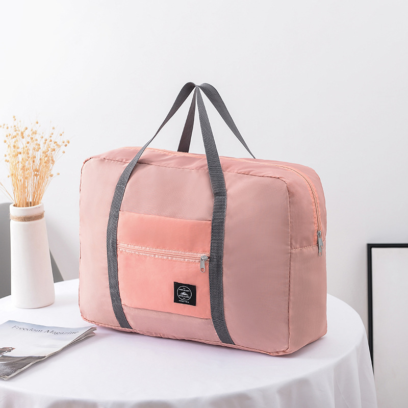 Travel waterproof foldable travel bag shopping shoulder bag men's and women's extra large organizing bag luggage bag storage bag