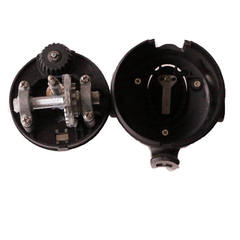 Cross-border aluminum metal cover TR25 fish shooting wheel double fish fortress fish dart wheel follower closed wheel interchangeable fishing reel