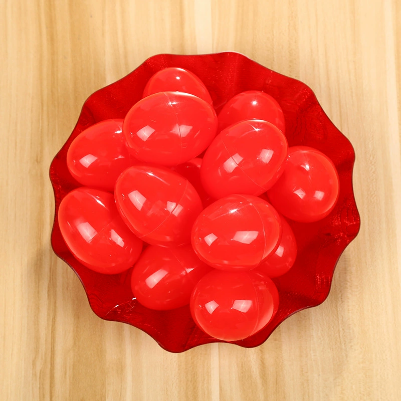 Оптовый продажа свадебных изделий plastic eggs shell large red hi-plear eggs shell baby full moon restaurant