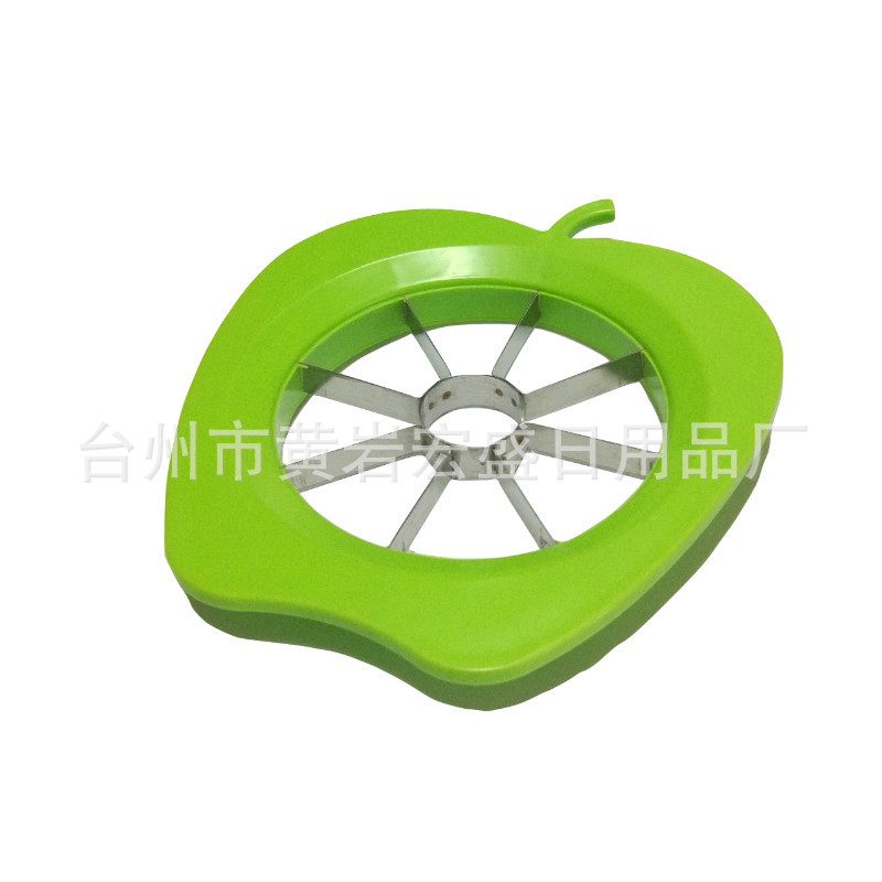 不锈钢水果分割器彩色削皮器105苹果刀塑料苹果切水果刀定制