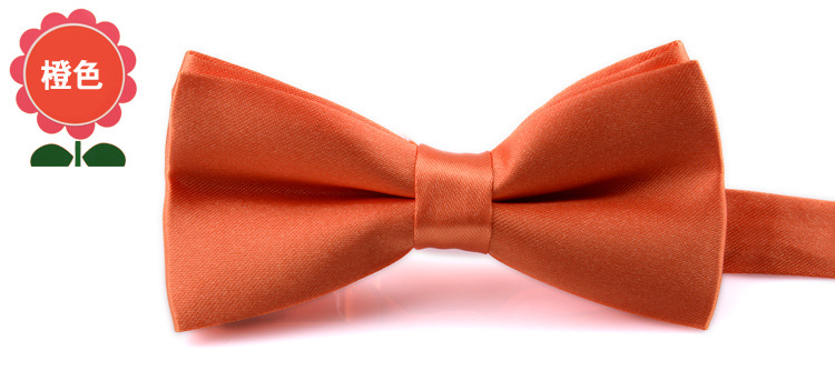 Directo de fábrica color puro pajarita masculina y femenina bebé doble arco rendimiento kindergarten color caramelo al por mayor