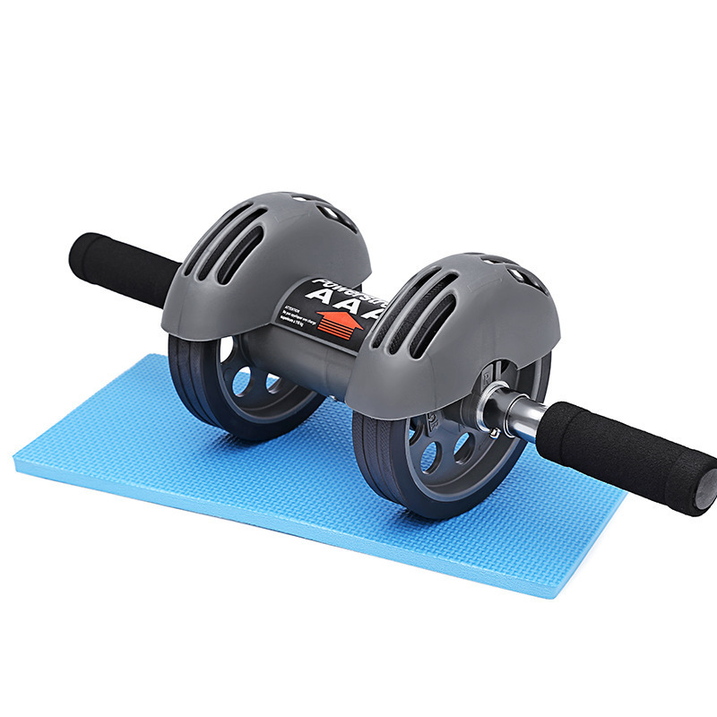 Automatic Rebound Abdominal Wheel, Double-Wheel Abdominal Muscle Wheel, Abdominal Roller, Abdominal Muscle Wheel, Silent Fitness Push-Up Wheel