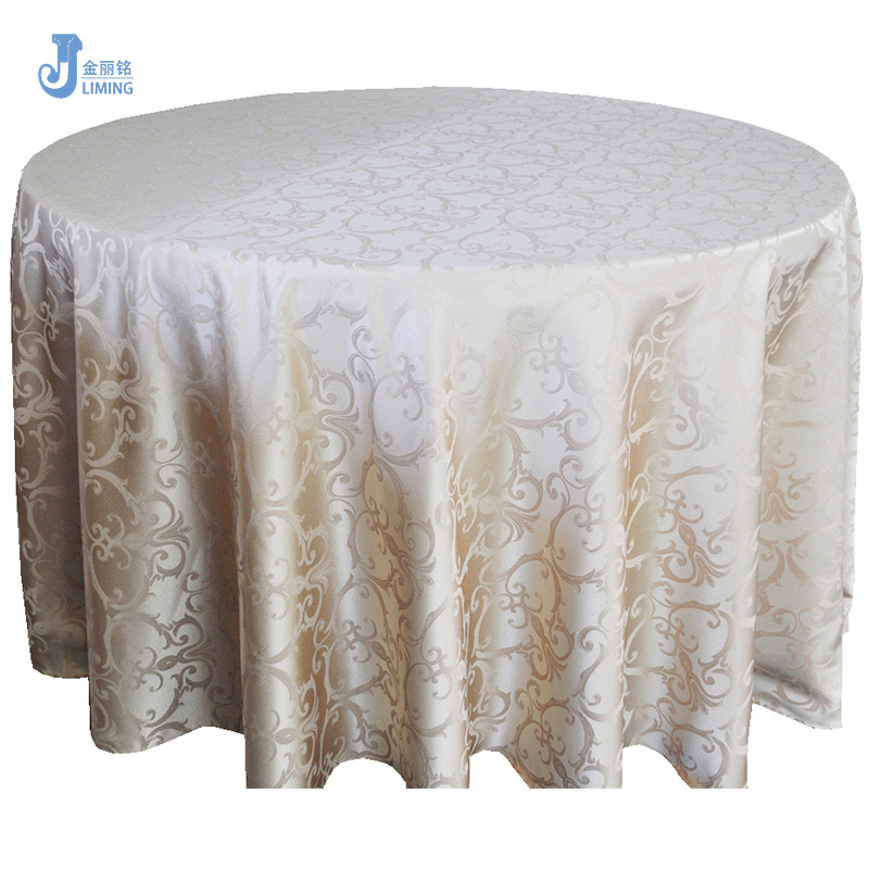 Mantel del hotel restaurante al por mayor mantel de tela mantel redondo del hogar mantel de mesa redonda grande de estilo europeo