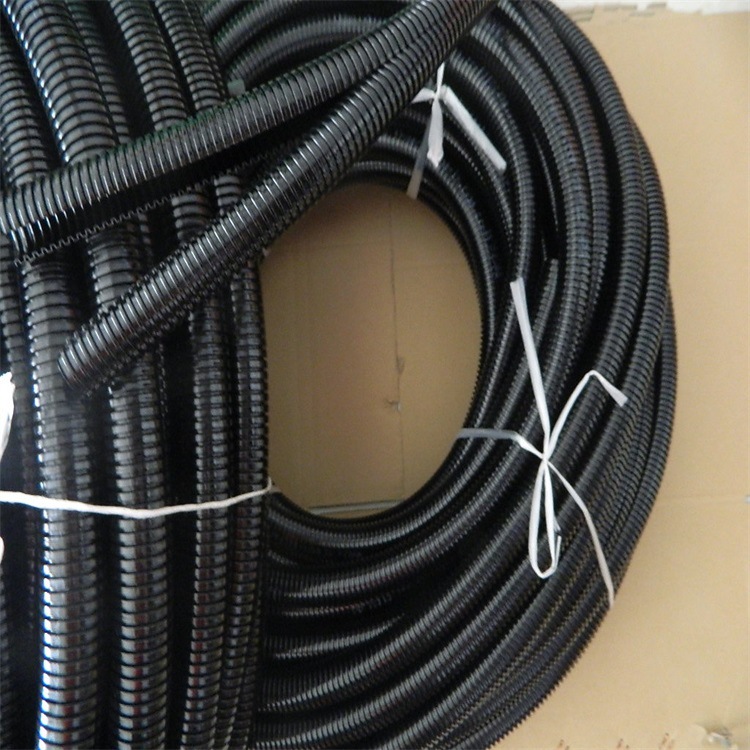 北京供应尼龙阻燃双开口波纹管 DN25双拼穿线波纹管