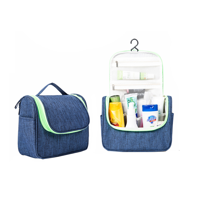 Simple Travel Large Cosmetic Bag Large Capacity Hook Toilet Bag Printable Multifunctional Outing Storage Bag