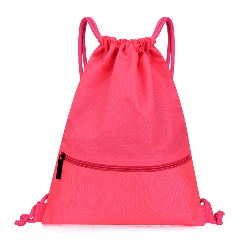 Bolsa de almacenamiento transfronterizo bolsa de cordón bolsa de fitness bolsa al aire libre bolsa de natación BOLSA DE FÚTBOL bolsa de baloncesto doble cuerda mochila