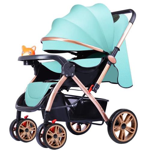 Baby stroller can sit, lie down, lightweight folding child baby baby two-way stroller stroller 0-3 years old