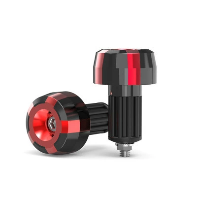 faucet handlebar drop-resistant aluminum alloy – Armrest, handle, handle - black-and-red-1-pair