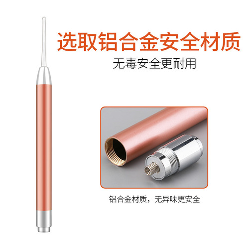 Manufacturer's luminous ear scoop with light, soft head, visible ear picking tool for children and babies, ear scoop and earwax cleaner