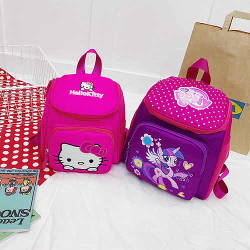 Cross-border cute primary school bag new PU character children's cartoon school bag shoulder burden reduction breathable backpack wholesale