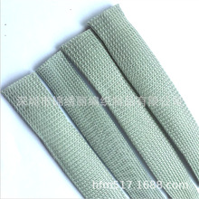 厂家直销30MM灰色三织特级加密编织网管 尼龙网管 伸缩套管电线