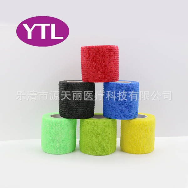 breathable sports self-adhesive elastic elastic bandage non-woven…