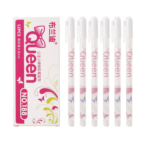 White highlight pen animation design diy creative art painting hand-painted brightening white line hook mark highlight pen