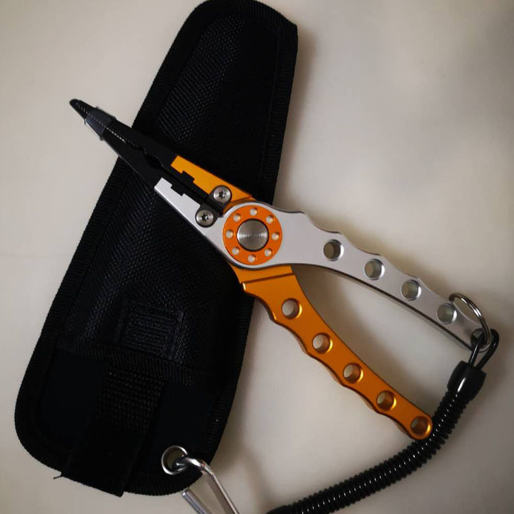 Alicates de aleación de aluminio alicates de pesca alicates de línea de caballo fuerte alicates de corte línea de pescado alicates de Pesca de Mar alicates de pesca