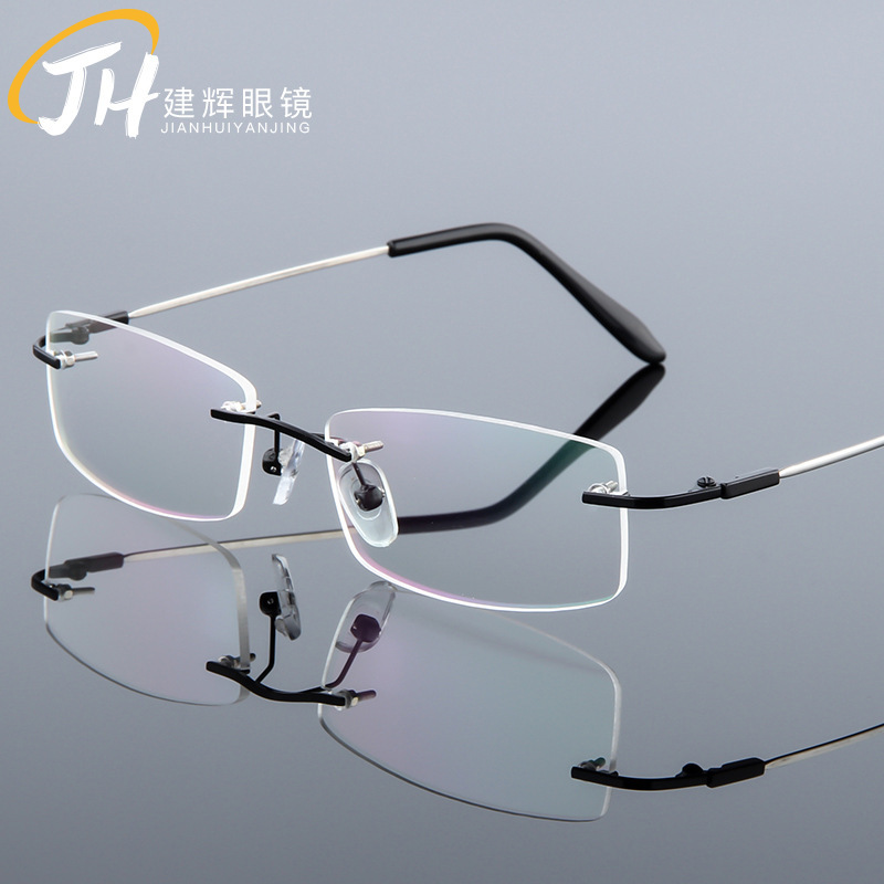 New frameless metal memory frame titanium glasses frame ultra light myopia glasses frame manufacturers wholesale 859 New frameless metal memory frame titanium glasses frame ultra light myopia glasses frame manufacturers wholesale 859
