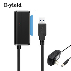 Cross-border 2.5/3.5-inch SSD/HDD hard drive data cable SATA to USB 3.0 hard drive adapter easy drive cable