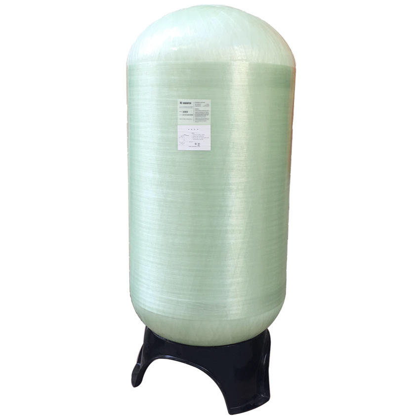 3065水处理设备玻璃钢罐过滤器 离子交换树脂桶直径750 砂炭罐体