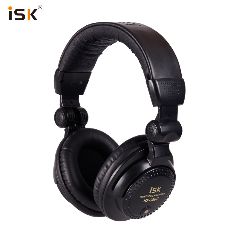 ISKHP-960B监听耳机头戴式网络K歌录音isk专业监听耳机手机主播