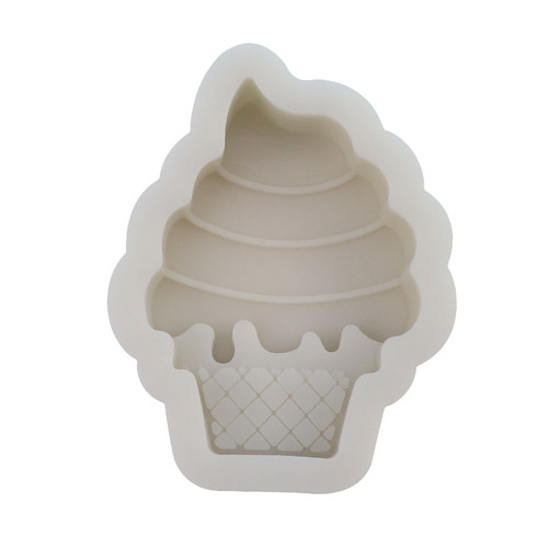 Various ice cream fondant silicone molds, macaron cones, meringue chocolate molds, cake decorations