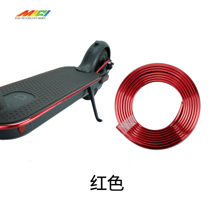 Xiaomi scooter tira de protección del coche tira decorativa tira anticolisión diy8 M tira decorativa tira antiarañazos tira Anticolisión de silicona