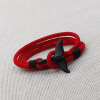 New Milan Line Ocean Series Anchor Style Whale Whale Bracelet Bennis Nian Couple Red Hand Rope