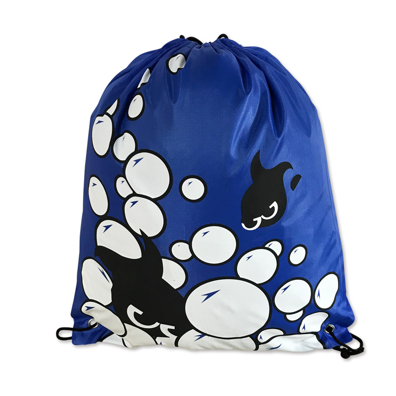 Bolsa de cordón ropa al aire libre bolsa de almacenamiento bolsa de zapatos playa natación entrenamiento cordón bolsa al aire libre mochila de pescado
