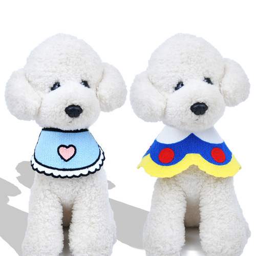 INS style cute bibs, pet saliva scarf, holiday supplies, cat and dog bib scarf, pet triangle scarf
