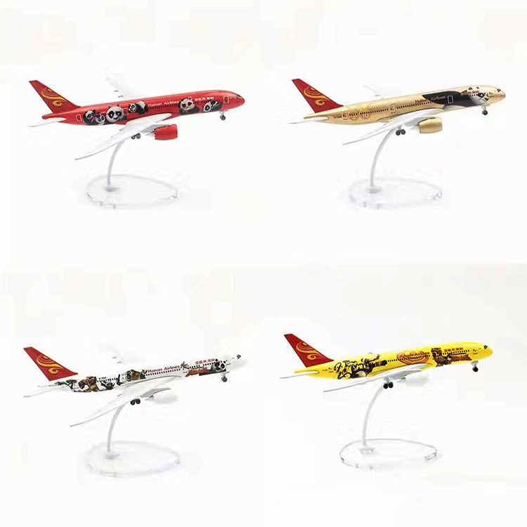 1:400 aviones de aviación civil modelo de aleación internacional Airbus modelo de avión de simulación oficina modelo de avión adornos