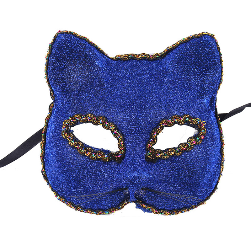 10000 día santo máscara de estampado de leopardo máscara de rendimiento máscara de tela máscara de gato de zorro máscara de media cara de tigre