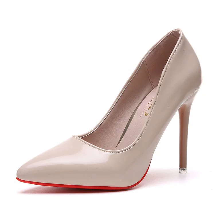 Pointed Toe High Heels (Women), European Style, 6/8/10 cm Heel, Sizes 34–43