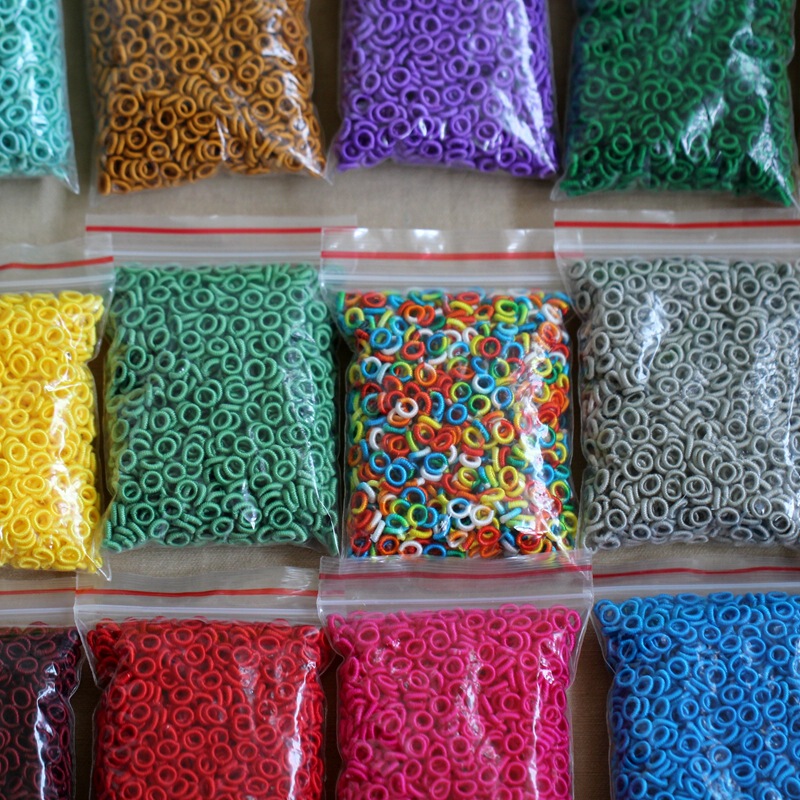 1000 PCs a pack coil diameter about 6mm winding coil woven bracelet accessories DIY material