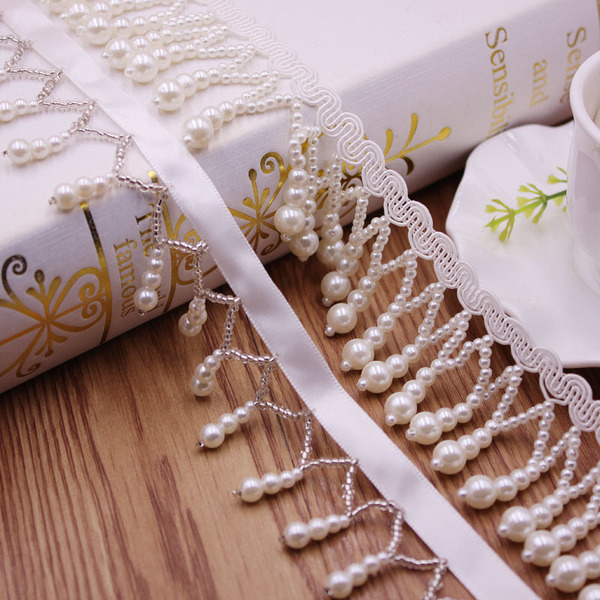 Ethnic Hanfu handmade with tassels pearl