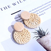 Cute wooden earrings, suitable for import, boho style