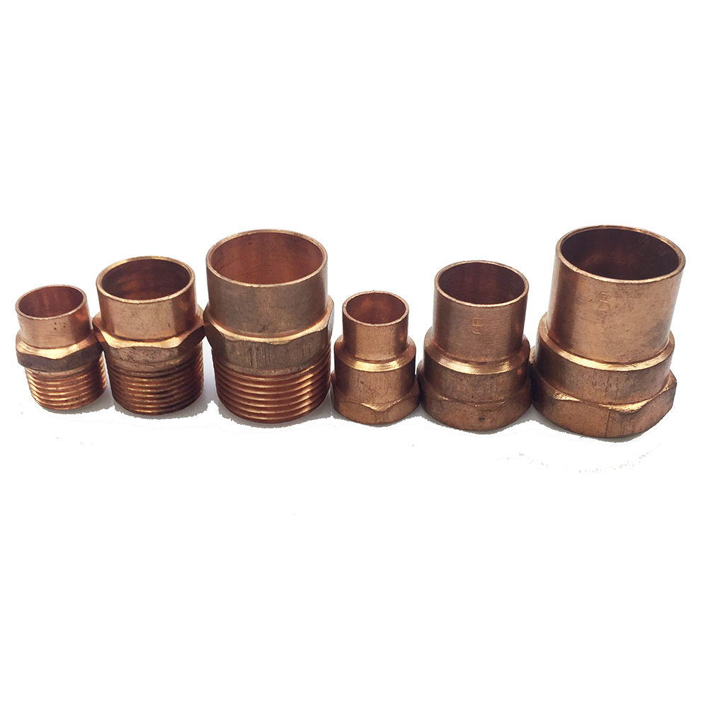 神通SHIELD紫铜内外螺纹承口接头1/2x15.88mm