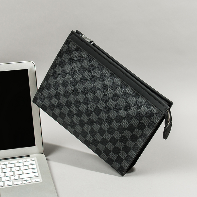 Men's Handbags 2023 New Men's Soft Leather iPad Clutch Bag Envelope Bag Trendy Business Casual Large Capacity Clutch Bag Men's Handbags 2023 New Men's Soft Leather iPad Clutch Bag Envelope Bag Trendy Business Casual Large Capacity Clutch Bag