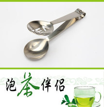 工厂直销不锈钢304茶包袋夹  泡茶工具茶夹茶滤帮手 户外茶漏勺子