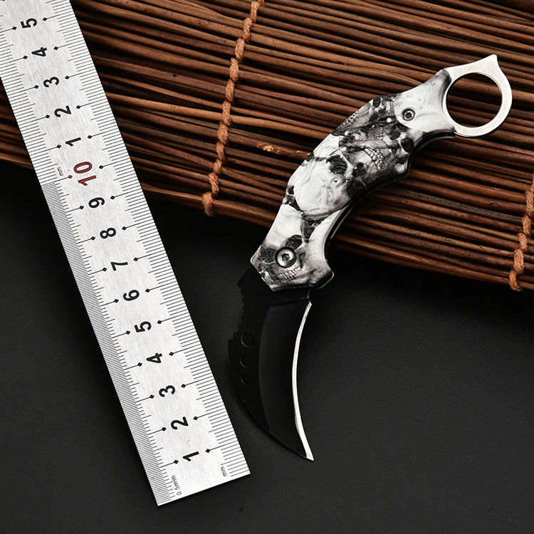 户外折叠爪刀机械爪刀随身户外刀具野营求生
