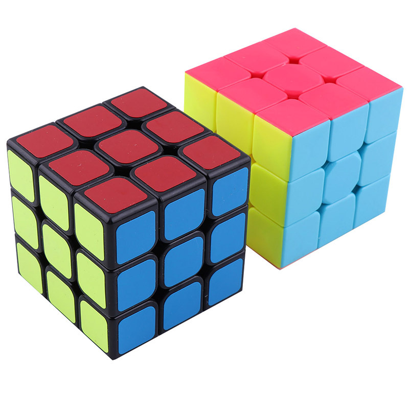 Oferta especial Cubo de Rubik conjunto completo tres 3 Nivel Dos 2 4 5 nivel competencia especial suave principiante competencia juguetes educativos