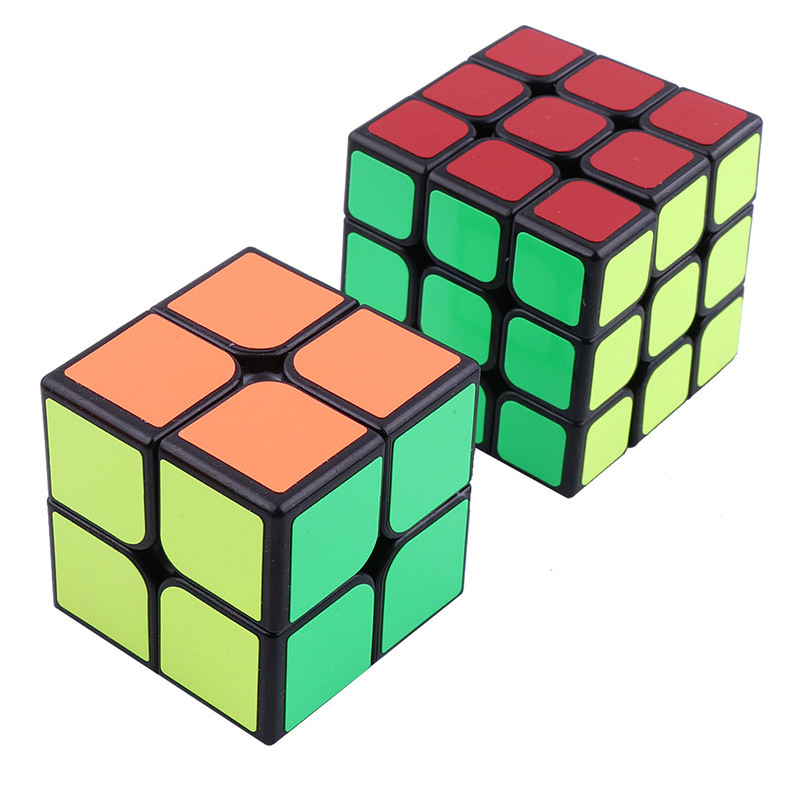 Oferta especial Cubo de Rubik conjunto completo tres 3 Nivel Dos 2 4 5 nivel competencia especial suave principiante competencia juguetes educativos