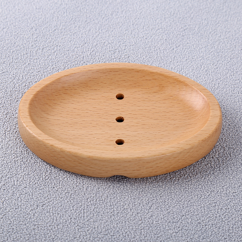 Caja de jabón de estilo japonés creativo natural de madera titular de jabón portátil titular de jabón de madera maciza