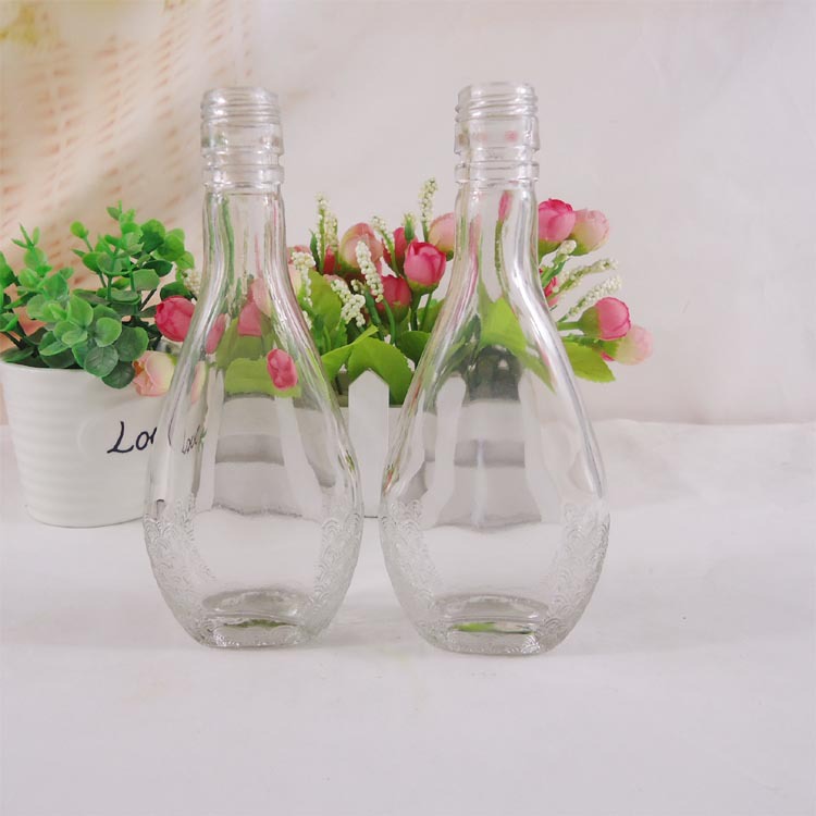 厂家直销150ml玻璃酒瓶 保健药酒瓶3两加厚小酒瓶玻璃瓶加工