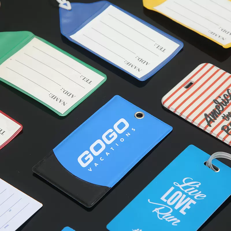 厂家直销新款时尚PVC行李牌多款式可定制旅行箱防水轻便携字母牌