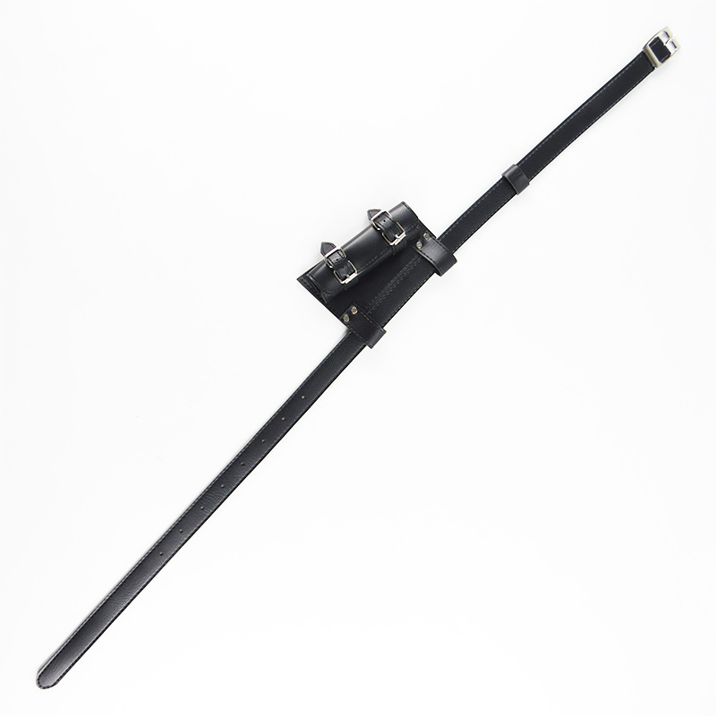 Cosplay anime espada pu cuero espada Correa mochila cinturón cuchillo colgando dispositivo de fijación