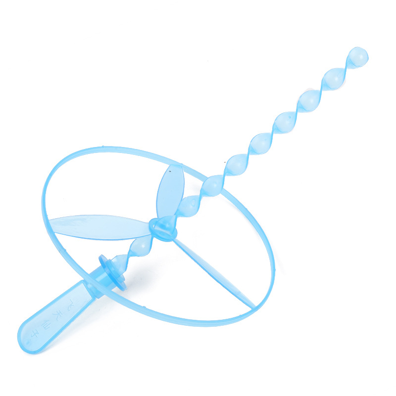 23cm de los niños kindergarten las niñas juguetes al aire libre Apsara hadas Frisbee mano frotar equilibrio libélula bambú Frisbee regalo