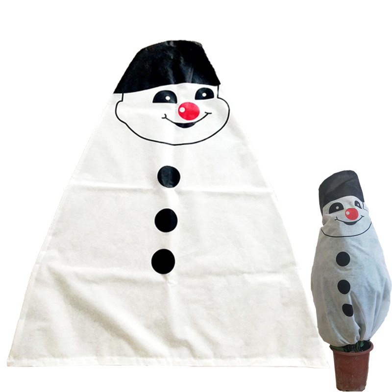 Suministros de decoración de jardinería navideña cubierta protectora de árbol de Navidad no tejida planta cubierta de árbol no tejida a prueba de insectos a prueba de frío