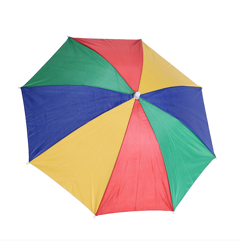 Sombrero-paraguas para niños, de plástico, para hogar, viajes o actividades al aire libre, venta directa de fábrica