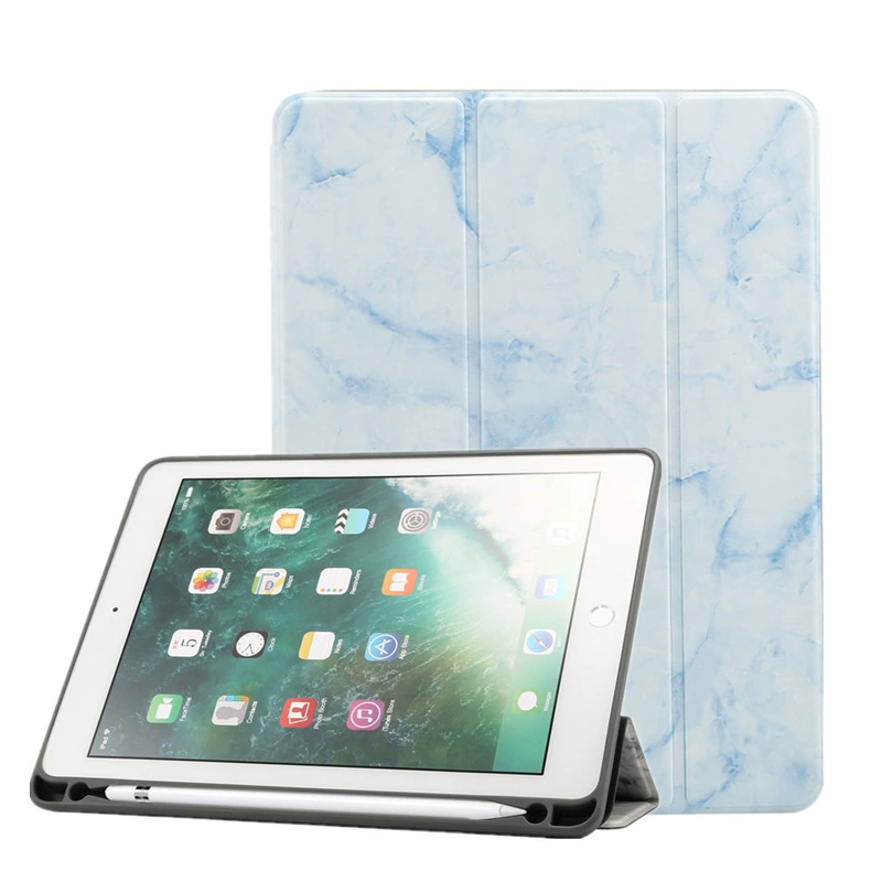 Подходит к старым моделям 2018IPAD 9.7-дюймов мраморный рисунок планшет кожаный чехол 9.7 Air2 с защитным чехлом britch