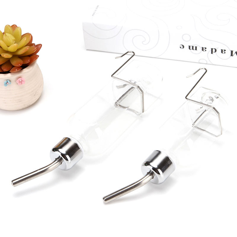 Dispensador automático de agua para mascotas colgante de bola taza de agua para mascotas hámster conejo botella de beber alimentador de agua suministros para mascotas