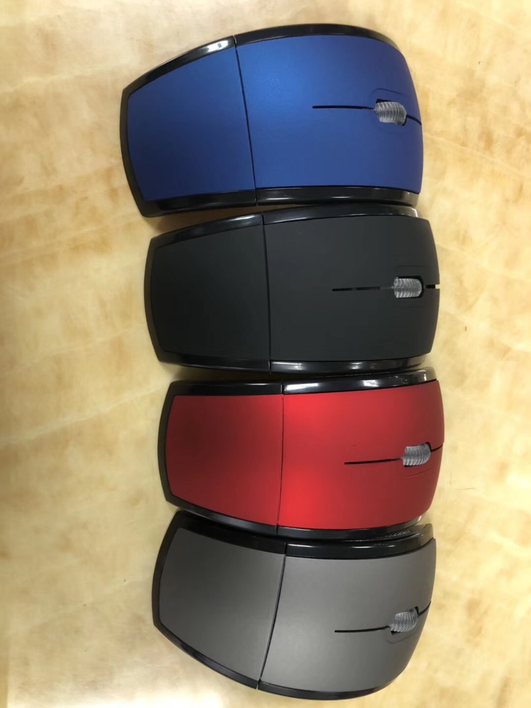 Hengtaixin 2.4G Accessori per computer wireless pieghevoli Gioco Nuovo regalo Mouse a forma di arco_voghion.com